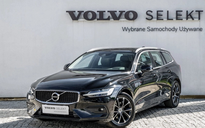 volvo mazowieckie Volvo V60 cena 139900 przebieg: 46500, rok produkcji 2021 z Węgrów